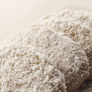 Uncooked pork schnitzel