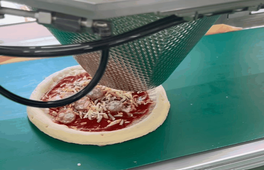 Automatic Topping Machine For Cheese Pizza